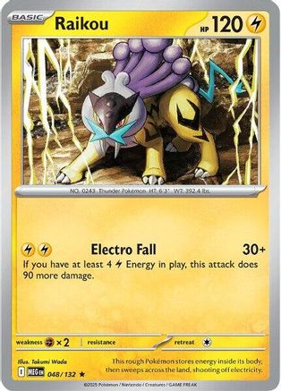 Raikou 48 - [ME01 Mega Evolution] Reverse Holofoil