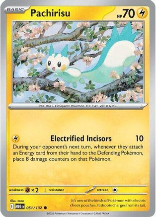 Pachirisu 51 - [ME01 Mega Evolution] Reverse Holofoil