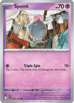 Spoink 62 - [ME01 Mega Evolution]