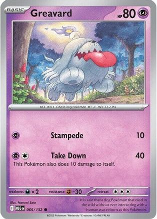 Greavard 65 - [ME01 Mega Evolution]