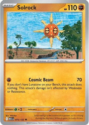 Solrock 75 - [ME01 Mega Evolution]