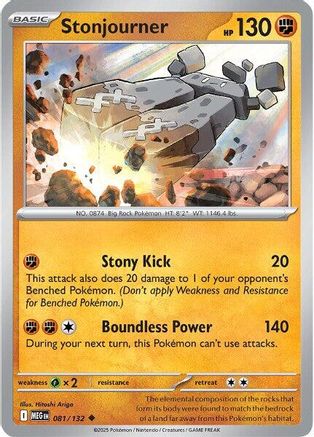 Stonjourner 81 - [ME01 Mega Evolution] Reverse Holofoil
