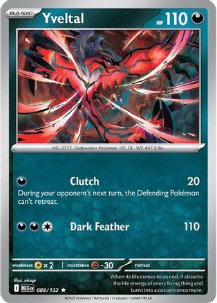 Yveltal 88 - [ME01 Mega Evolution] Reverse Holofoil