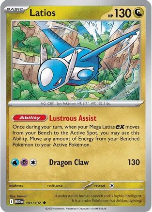 Latios 101 - [ME01 Mega Evolution]