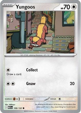 Yungoos 109 - [ME01 Mega Evolution] Reverse Holofoil