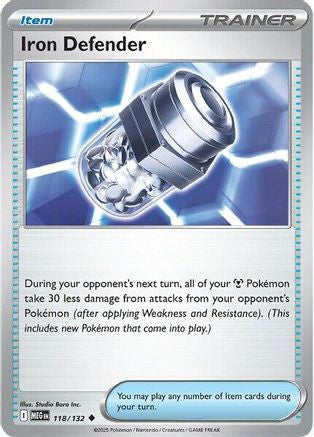 Iron Defender 118 - [ME01 Mega Evolution] Reverse Holofoil