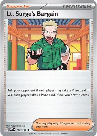 Lt. Surge's Bargain - 120/132 120 - [ME01 Mega Evolution]