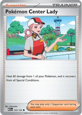 Pokemon Center Lady 123 - [ME01 Mega Evolution]