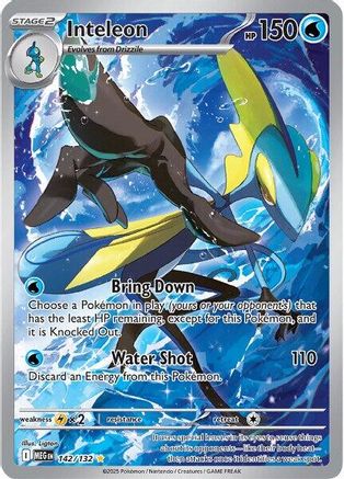 Inteleon - 142/132 142 - [ME01 Mega Evolution] Holofoil