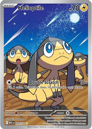 Helioptile - 143/132 143 - [ME01 Mega Evolution] Holofoil