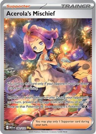 Acerola's Mischief - 183/132 183 - [ME01 Mega Evolution] Holofoil