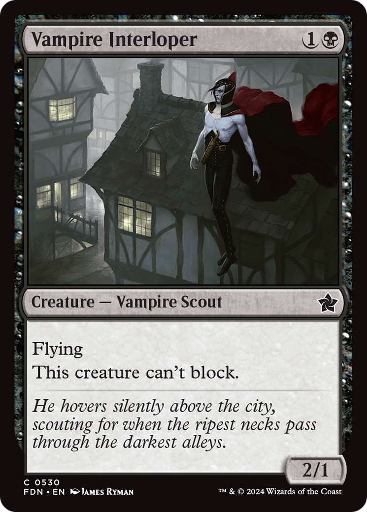 Vampire Interloper (FDN-530) [Foundations]