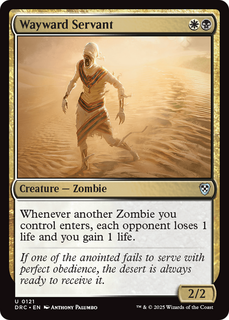 Wayward Servant (DRC-121) [Commander: Aetherdrift]