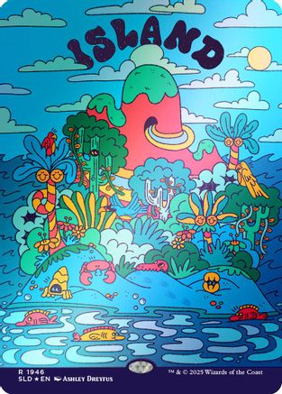 Island (1946) (Rainbow Foil) (SLD-1946) [Secret Lair Drop Series] Foil