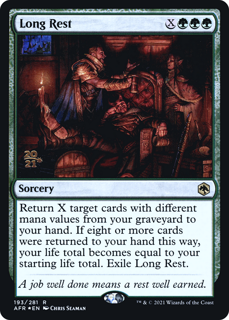Long Rest (PRE-193S) [Adventures in the Forgotten Realms Promos] Foil