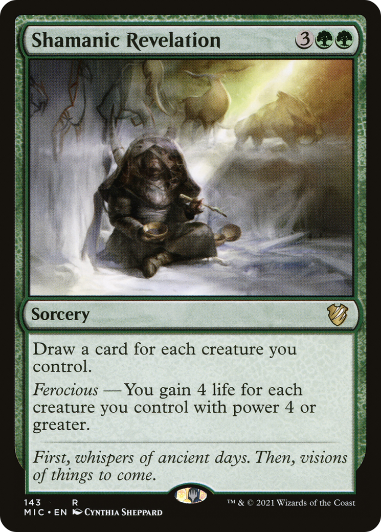 Shamanic Revelation (MIC-143) [Midnight Hunt Commander]