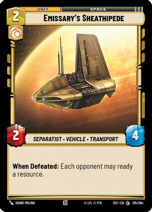 Emissary's Sheathipede (215/264) [Secrets of Power]