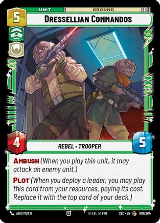 Dressellian Commandos (100/264) [Secrets of Power]
