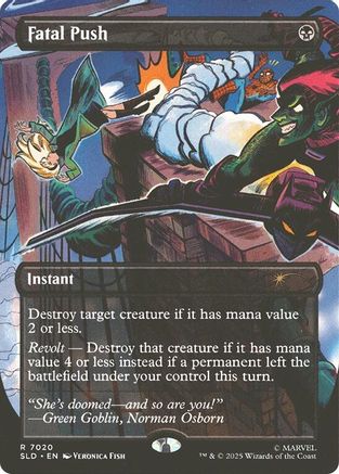 Fatal Push (7020) (SLD-7020) [Secret Lair Drop Series]