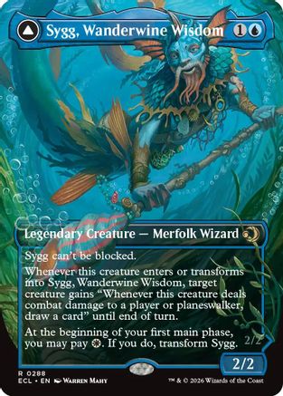 Sygg, Wanderwine Wisdom (Borderless) (ECL-288) [Lorwyn Eclipsed] Foil