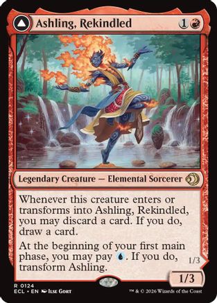 Ashling, Rekindled (ECL-124) [Lorwyn Eclipsed] Foil