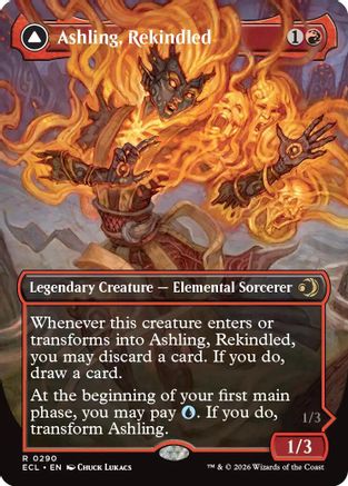 Ashling, Rekindled (Borderless) (ECL-290) [Lorwyn Eclipsed] Foil