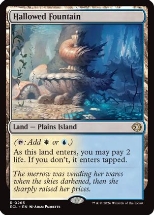 Hallowed Fountain (ECL-265) [Lorwyn Eclipsed]