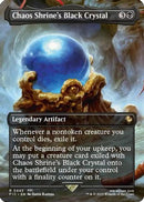 Chaos Shrine's Black Crystal (Borderless) (FIC-445) [Commander: FINAL FANTASY] Foil