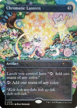 Chromatic Lantern (2329) (Confetti Foil) (SLD-2329) [Secret Lair Drop Series] Foil
