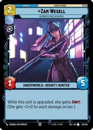 Zam Wesell - Inconspicuous Assassin (29/264) [Secrets of Power]