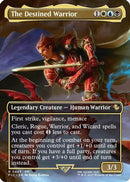 The Destined Warrior (Borderless) (FIC-443) [Commander: FINAL FANTASY] Foil