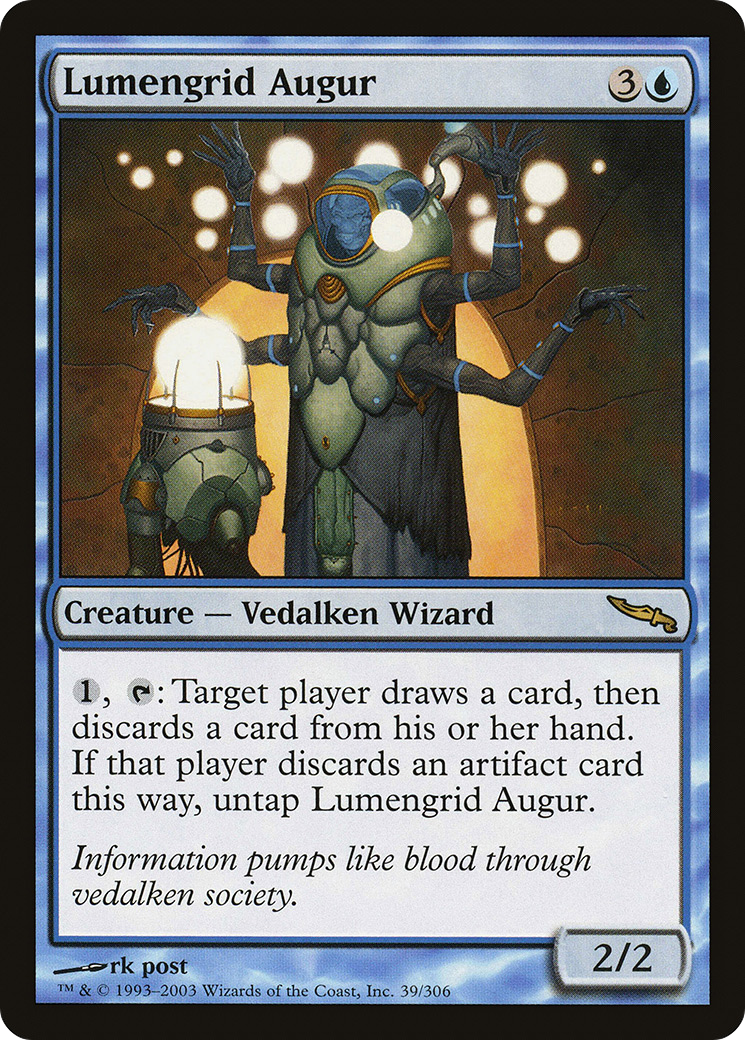 Lumengrid Augur (MRD-039) [Mirrodin]