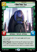Orn Free Taa - Political Power Broker (112/264) [Secrets of Power]
