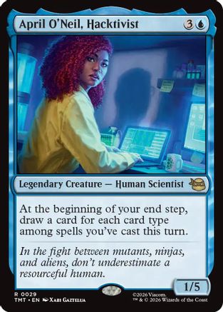 April O'Neil, Hacktivist (TMT-029) [Teenage Mutant Ninja Turtles]