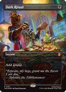 Dark Ritual (Borderless) (TMC-131) [Commander: Teenage Mutant Ninja Turtles] Foil