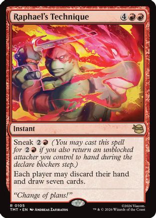 Raphael's Technique (TMT-105) [Teenage Mutant Ninja Turtles] Foil