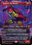 Raphael, the Muscle (Borderless) (TMT-004) [Teenage Mutant Ninja Turtles] Foil