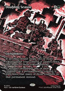 Doubling Season (Borderless) (PZA-011) [Teenage Mutant Ninja Turtles Eternal-Legal]