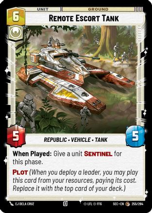 Remote Escort Tank (255/264) [Secrets of Power]