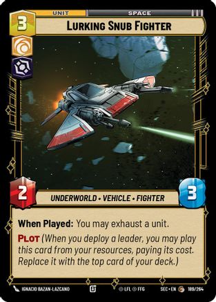 Lurking Snub Fighter (189/264) [Secrets of Power]