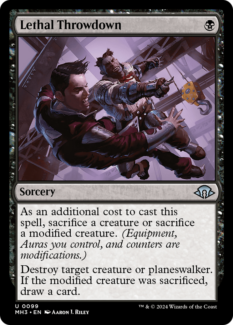 Lethal Throwdown (MH3-099) [Modern Horizons 3]