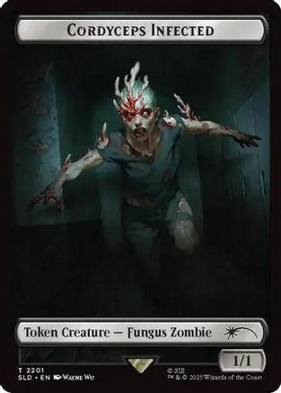 Cordyceps Infected Token (2201) (SLD-2201) [Secret Lair Drop Series]