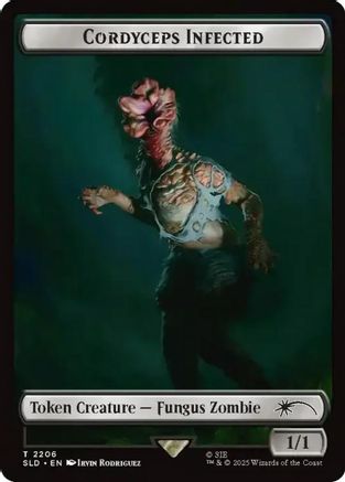 Cordyceps Infected Token (2206) (SLD-2206) [Secret Lair Drop Series]