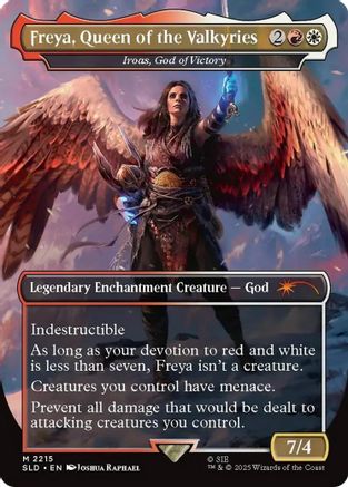 Freya, Queen of the Valkyries - Iroas, God of Victory (SLD-2215) [Secret Lair Drop Series] Foil