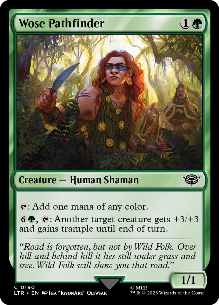 Wose Pathfinder (LTR-190) [The Lord of the Rings: Tales of Middle-earth] Foil