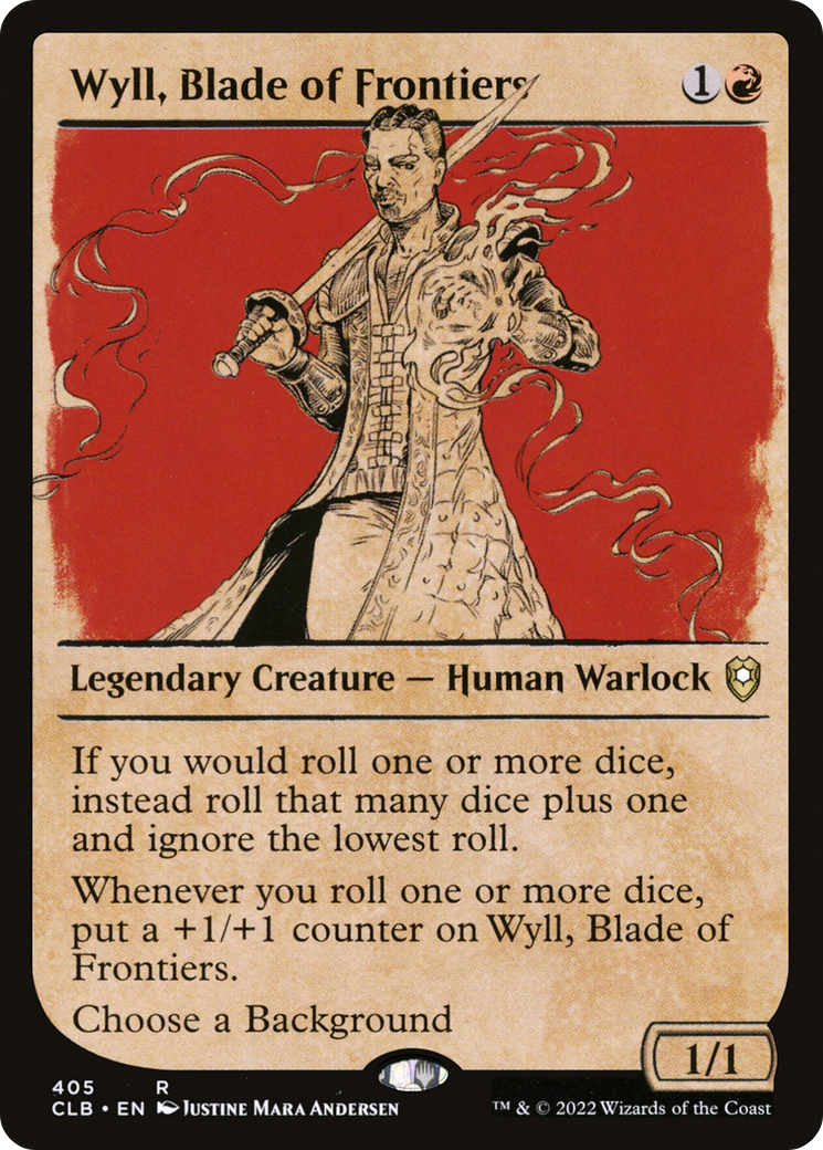 Wyll, Blade of Frontiers (Showcase) (CLB-405) [Commander Legends: Battle for Baldur's Gate]