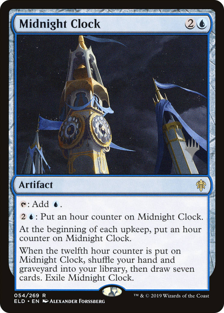 Midnight Clock (PPELD-54P) [Throne of Eldraine Promos] Foil
