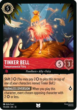 Tinker Bell - Temperamental Fairy (115/204) - Whispers in the Well
