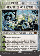 Oko, Thief of Crowns (OTP-050) (Showcase) (Borderless) [Breaking News]