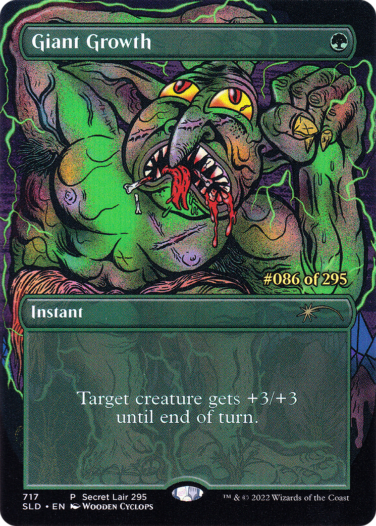 Giant Growth (SLD-717) [Secret Lair Drop] (Borderless)